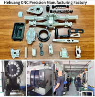 Servicio de Mecanizado CNC de Aluminio 7075 T6, Piezas de Fresado CNC de Precisión Anodizadas en Negro Personalizadas, Fresadora de Aluminio CNC OEM