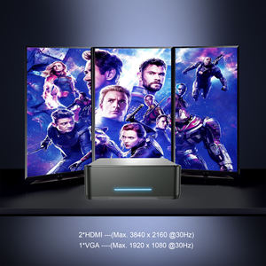 Vente chaude mini pc <span class=keywords><strong>GK3V</strong></span> J4125 4G 64G wins10 mini pc avec 5G double bande tv box GK3 4k affichage portable pc mini - Product Image 2