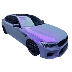 Groothandel Premium Supergloss Auto Kleurveranderende Auto Vinyl Wrap Kameleon Paars