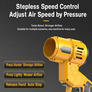 High-Power <b>Dust</b> Removal <b>Brush</b> Rechargeable Fan Portable Blower Lithium Battery Industrial Grade Cordless 4.0Ah 9918 Industrial-G - Product Image 2