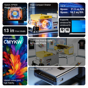 Hongcai A3 Pro DTF Impressora com Dupla XP600 Cabeça Impressora para Máquina De Impressão T-shirt para Pequenas Empresas - Product Image 2