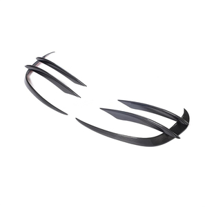 Ailerons avant en fibre de carbone véritable pour <span class=keywords><strong>Mercedes</strong></span> Benz W205 A C43 <span class=keywords><strong>AMG</strong></span> 2019 et plus, type YT. - Product Image 1