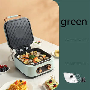 2 in 1 elektrischer Hot Pot BBQ Grill 1600W Multifunktions-tragbarer Home Faltbarer Antihaft-Split-Pot Rauchfreie Grill pfanne - Product Image 6