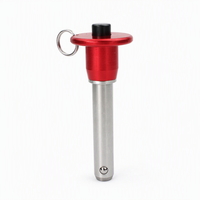 Pin Pengunci Bola Lepas Cepat Baja Anti Karat Pin Pengunci Bola Pegangan Tombol Aluminium Anodized 60mm Pin Lepas Cepat Kursi Roda OEM