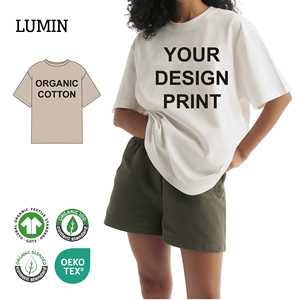T-shirt in Cotone Organico GOTS 260GSM all'Ingrosso, T-shirt Personalizzata da <span class=keywords><strong>Donna</strong></span> <span class=keywords><strong>Oversize</strong></span> Stile Y2K per l'Estate - Product Image 3