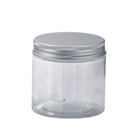 Vide Échantillon Gratuit PET En Plastique Crème Bocaux De Stockage Des Aliments Transparent Épice En Plastique Transparent Pot Avec Couvercles En Gros