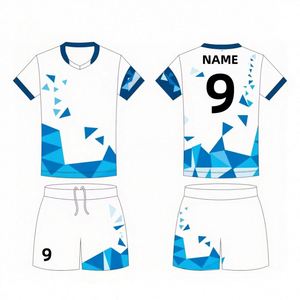 เสื้อกีฬาวอลเลย์บอลสีน้ำเงินแบบทางการ ดีไซน์ซับลิเมชั่นคุณภาพสูง แฟชั่นทันสมัย - Product Image 2