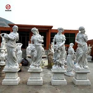 Statues des <span class=keywords><strong>dieux</strong></span> <span class=keywords><strong>grecs</strong></span> des quatre saisons en marbre blanc grandeur nature pour jardin extérieur à vendre - Product Image 5