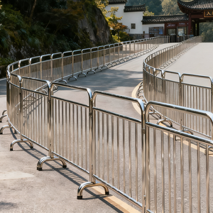 Recinzione della barriera della cintura di controllo della folla di eventi in acciaio personalizzati dalla fabbrica - Product Image 1