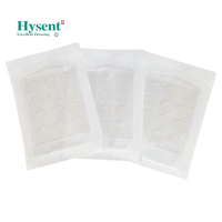 Hysent 12 Patchs Hydrocolloïdes Transparents Bio au Théier pour l'Acné et les Boutons, Qualité Supérieure, Végétaliens, Tous Types de Peau, Logo Personnalisé