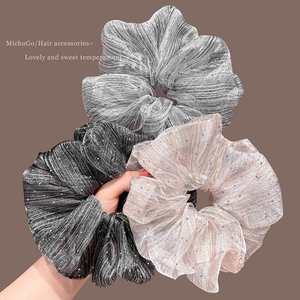 Organza Oversize Yarn Scrunchies <b>Elastic</b> Hair Bands Women Hair Ties Ponytail Holder <b>Headbands</b> Hair Ropes Hair Accessorie - Product Image 1