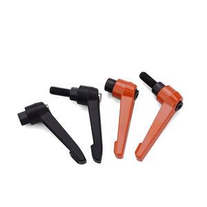 Manijas de ajuste con tornillo, tipo L, autoblocantes, M6, manija de bloqueo, manija roscada con trinquete, palanca de sujeción - Product Image 2