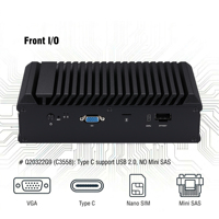 Dispositivo de Red Intel Atom C3000 10G SFP+, Mini PC Barebone con 5 Puertos 2.5G I226-V, Router Firewall para PfSense, OPNsense, ESXi