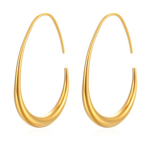 ต่างหูทรงกรวยสำหรับผู้หญิง |   เครื่องประดับสแตนเลสสตีลชุบทอง 18K PVD สุดชิคและโดดเด่น |   กันน้ำ ป้องกันการแพ้ และทนทาน - Product Image 3
