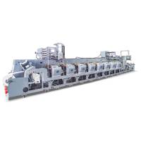 Machine d'impression flexographique pour étiquettes et gobelets en papier GoPRINTo, vente directe du fabricant, automatique 6 couleurs, certifiée CE, capacité de 3000 unités