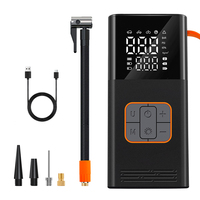 NOUVEAU Compresseur d'air portable sans fil à double écran ABS pour voiture 12V, applications multiples, mini pompe à air manuelle