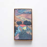 Carnet de notes Van Gogh en similicuir, 60 pages, pour la planification et l'écriture créative