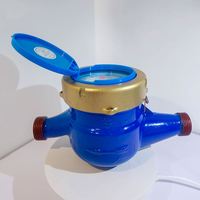 ISO 4064 Class B Brass Dry Dial Water Meter, Tamper-Proof Design for Cold Water, High Accuracy Multi-Jet Flow Meter