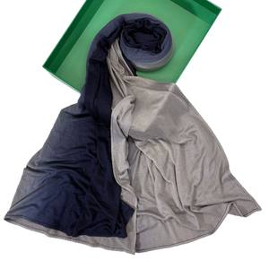 高品質のマーセライズドオンブレジャージーヒジャーブグラデーション両面通気性スウェットシャツ長いタオルイスラム教徒の女性のための夏 - Product Image 5