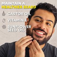 Huile de barbe végétalienne baume à barbe kit de croissance de barbe frisottis élimine les démangeaisons et favorise la croissance de la barbe barbe plus épaisse