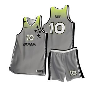 Мужские и молодежные баскетбольные майки высокого качества с сублимационной печатью - Product Image 1