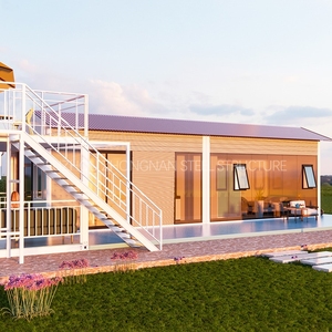 Casa prefabricada modular de 2 y 3 pisos, contenedor, dúplex, multifamiliar, prefabricada, para Portugal y Hungría - Product Image 4