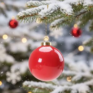 Festive Christmas <b>Bauble</b> Fine Bone China <b>Ceramic</b> Hanging Decorated Balls Decoration Xmas Tree Ornament - Product Image 2
