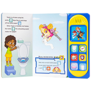 Livre sonore interactif <span class=keywords><strong>Pat</strong></span>' <span class=keywords><strong>Patrouille</strong></span> : Heure de la propreté – Livre d'histoires sur le thème de l'apprentissage de la propreté – Éducatif pour l'éveil des jeunes enfants – Impression papier - Product Image 2