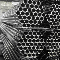 Tube en acier soudé haute fréquence Q235B Q355B, best-seller, 21-168 mm de diamètre extérieur x 1,0-6 mm d'épaisseur, pour colonnes de support structurel