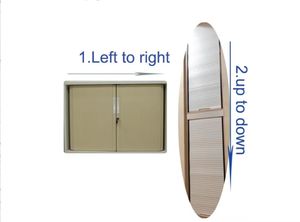 ריהוט מחנאות פלסטיק מטבח מקלחת טמבור הדלת pvc abs מתפתל pvc גלגול דלתות תריס לשרותים קרוואן - Product Image 5