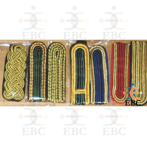 Al por mayor: Plaquetas de hombro con cordón marca EBC, hechas a mano con hilo metálico, ecológicas, personalizables, accesorios de uniforme OEM/ODM - Product Image 6