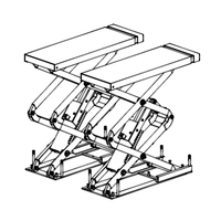Ciseaux hydrauliques de levage complet pour voiture, 220v, pas cher, livraison gratuite
