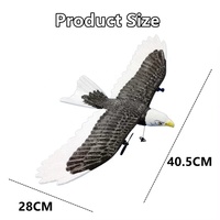 Avión Planeador RC FX651 2.4G en Oferta, Envergadura de Simulación de 405 mm, Avión Flying Eagle, Avión de Control Remoto por Radio de 2.4G para Niños