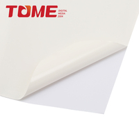 Rouleau de vinyle adhésif permanent imprimable brillant/mat pour covering automobile SAV 120gsm 140gsm
