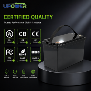Batería <span class=keywords><strong>UPOWER</strong></span> LiFePO4 de 12.8V 100Ah, Celdas de Grado A, Baja Autodescarga, para Carritos de Golf, Embarcaciones y Autocaravanas - Product Image 6