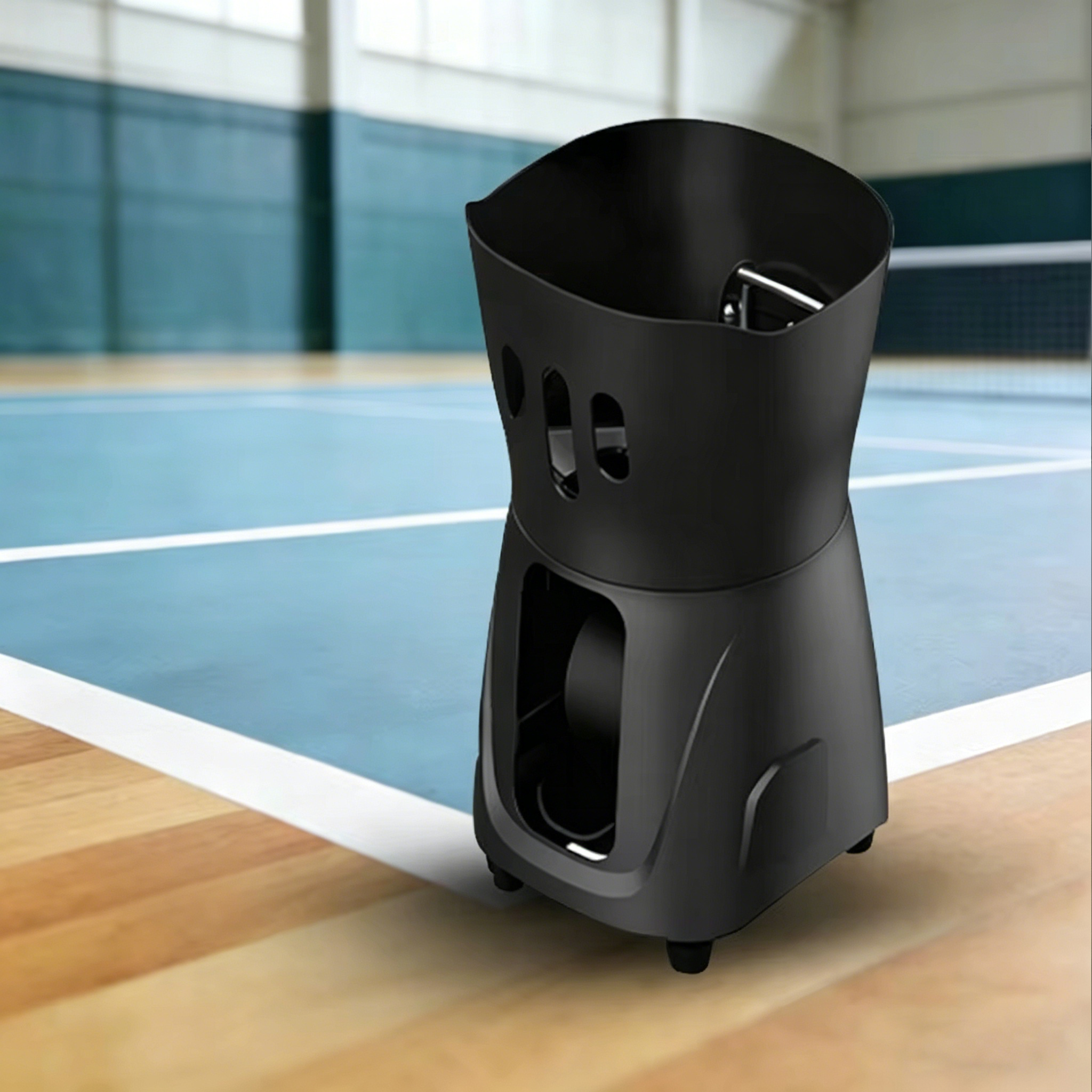 Mini Tennis Ball Machine Automatic Intelligent Training Device Portable Multi-Person Practice Indoor/Outdoor Use Built-In Serve