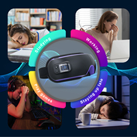 Masque oculaire chauffant électrique Bluetooth à 4 modes de vibration, modèle 2026, pour un meilleur sommeil – Vente chaude