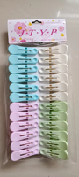 Pinces à linge en plastique pas chères, lot de 40/16/20/24/30/12 pièces, pinces à linge en plastique coupe-vent, pinces à linge pour sous-vêtements et chaussettes