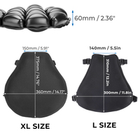 Housse de coussin pour siège de moto, à Air comprimé, universel, compatibles avec les modèles CBR600 Z800 Z900 R1200GS R1250GS pour GSXR 600 750 390 ATV