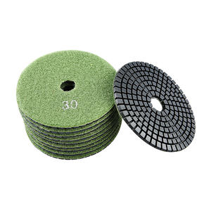 Mouillé magnétique de qualité supérieure avec liaison de cuivre hybride pour les tampons de polissage de diamant de béton - Product Image 1