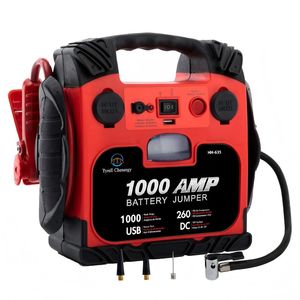 Portable Car Jump Box Pack Emergency <b>Battery</b> Jumper With USB Charger LED Light for Vehicle SUV Boat HH635 Heavy D - Product Image 4