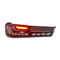 Feux arrière LED JY AUTO pour BMW Série 3 G20 G28 M3 G80 2019-2022, style écailles de dragon, feux arrière OLED, clignotants séquentiels, plug and play