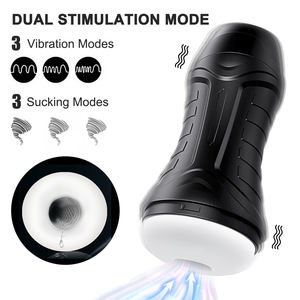 Automatico maschio succhiare masturbatore vibratore Vagina orale Blowjod figa vuoto masturbazioni tazza giocattoli <span class=keywords><strong>del</strong></span> sesso adulti merci per gli uomini - Product Image 2