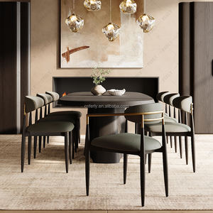 Ensembles de salle à manger de style américain moderne FERLY <span class=keywords><strong>Table</strong></span> à manger rectangulaire pour salle de séjour - Product Image 1