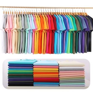T-shirt pour hommes de haute qualité 190GSM, impression personnalisée, 100% coton, t-shirt uni pour hommes, vente chaude - Product Image 2
