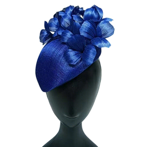 Vendita calda donne matrimonio e chiesa cappelli Fascinator Kentucky <span class=keywords><strong>Derby</strong></span> ispirato al materiale Sinamay all'ingrosso nuziale Tea Party signore - Product Image 2