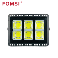 Reflector LED FOMSI IP66 a Prueba de Agua de 50W 100W 200W 300W 400W 500W 600W, Ultra Delgado, de Alto Lumen, para Exteriores y Patios