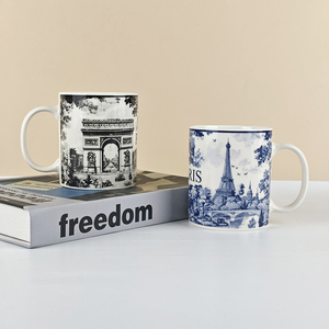 Taza Coleccionable de Recuerdo de Vacaciones en París, Souvenir de Ciudad Histórica Francesa, Ecológica, Apta para Microondas y Lavavajillas, de Cerámica - Product Image 4
