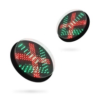 Pemasok Lampu Lalu Lintas Dia.300mm(12inci) Palang Merah dan Panah Hijau 2 in 1 Lampu Lalu Lintas LED