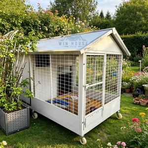 Refugio para Perros de Exterior Fácil de Desmontar y Limpiar con Diseño Modular y Piezas Intercambiables para Diferentes Tamaños de Perros - Product Image 1